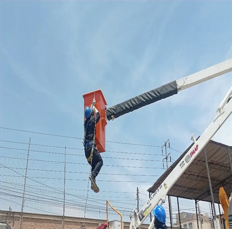 Rescate de brazo hidráulico